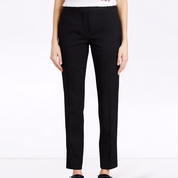 Burberry Pants - Burberry Black Wool Cropped Wool Trousers NWOT